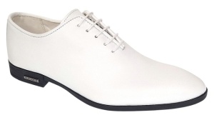 Pantofi albi eleganti barbati piele naturala GKR71A