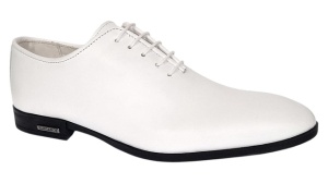 Pantofi albi eleganti barbati piele naturala GKR71A - Img 6