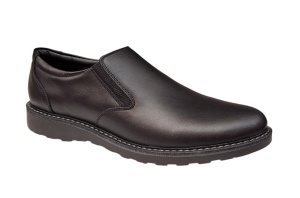 Pantofi barbati casual din piele naturala Army Negru CORSAEN - Img 5