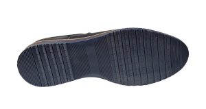 Pantofi barbati casual din piele naturala bleumarin 330EBLM - Img 5