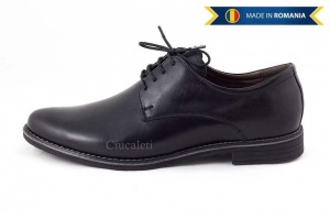 Pantofi barbati casual din piele naturala box - 335NBOX - Img 2