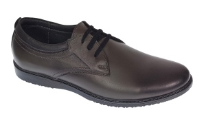 Pantofi barbati casual din piele naturala Gri GKR30GRI - Img 5