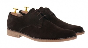 Pantofi barbati casual din piele naturala maro 336MVEL - Img 3