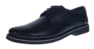 Pantofi barbati casual din piele naturala, Negru, 416SN - Img 5