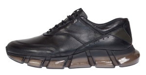 Pantofi barbati casual din piele naturala, negru, Zidan SIR121N - Img 5