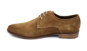 Pantofi barbati casual - eleganti din piele naturala maro deschis - PAMD - Img 4