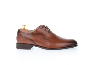 Pantofi barbati derby, eleganti din piele naturala SIR020M - Img 3