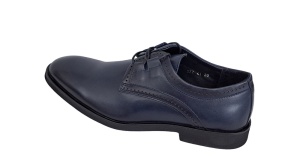 Pantofi barbati din piele naturala bleumarin Alexander 177 - Img 9