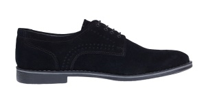 Pantofi barbati din piele naturala intoarsa Negru Vel GKR103NVEL - Img 4