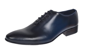 Pantofi barbati eleganti din piele naturala Bleumarin 024BLU - Img 10