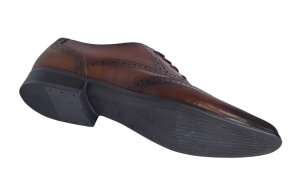 Pantofi barbati eleganti din piele naturala, cu siret, maro, 566M - Img 8