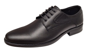 Pantofi barbati eleganti din piele naturala de culoare neagra Zidan 819 - Img 6