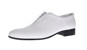 Pantofi barbati eleganti din piele naturala Enzo Alb 475 - Img 6