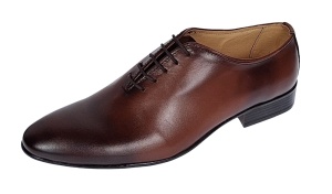 Pantofi barbati eleganti din piele naturala maro 024MBOX - Img 6