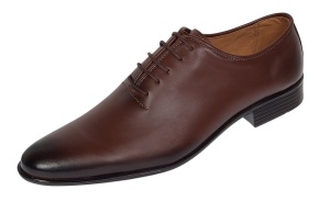Pantofi barbati eleganti din piele naturala - Maro Cognac Havana 51 - Img 9
