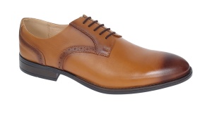 Pantofi barbati eleganti din piele naturala maro deschis - Marimea 43 - Img 3