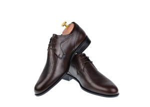 Pantofi barbati eleganti, din piele naturala, Maro, Milenium - CIUCALETI SHOES - Img 2