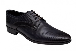 Pantofi barbati eleganti din piele naturala matritata GKR12N