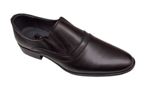 Pantofi barbati eleganti din piele naturala - Model Negru GKR49N - Img 4