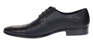 Pantofi barbati eleganti din piele naturala - Model Negru SIR085NP - Img 6
