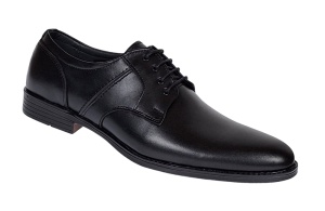 Pantofi barbati eleganti din piele naturala Negru - GKR80N - Img 1