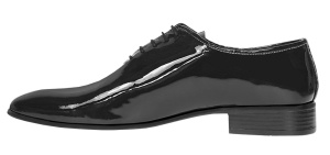 Pantofi barbati eleganti din piele naturala Negru LAC LMOD1NLAC - Img 9