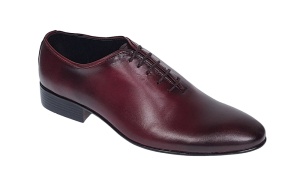 Pantofi barbati eleganti din piele naturala Visiniu 024VIS - Img 10