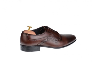 Pantofi Barbati Office, Eleganti, din Piele Naturala, Maro, CIUCALETI SHOES - Img 3