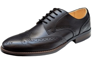Pantofi barbati office, eleganti din piele naturala, Negru, TEST68N - Img 6