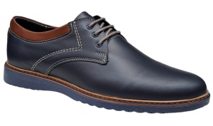 Pantofi barbati sport din piele naturala bleumarin, GKR30BLM - Img 1