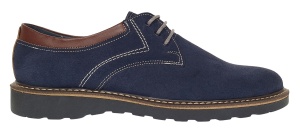 Pantofi barbati sport din piele naturala intoarsa Bleumarin Antilopa GKR130BL - Img 7