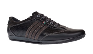 Pantofi barbati sport din piele naturala , Negru - GKR93N - Img 5