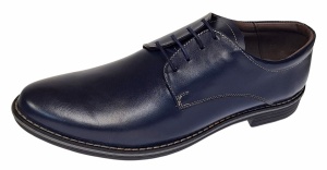 Pantofi casual barbati din piele naturala Bleumarin GKR 859BLM - Img 3