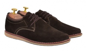 Pantofi casual barbati din piele naturala intoarsa Maro 881MVEL - Img 5