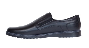 Pantofi casual barbati din piele naturala - Model Negru GKR 331ELN - Img 5