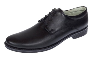 Pantofi casual barbati - Model negru din piele naturala 859N - Img 3