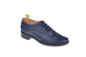 Pantofi dama bleumarin casual din piele naturala - P29BLBOX - Img 5