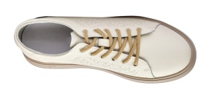 Pantofi dama casual din piele naturala - Aisha Bej Late GSK3033B - Img 4