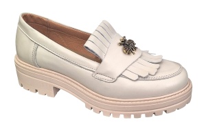 Pantofi dama casual din piele naturala Bej Latte Sasha - Img 2