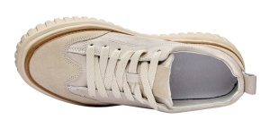 Pantofi dama casual din piele naturala Bej - Medina LGSK3013B - Img 4