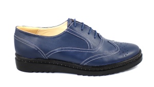 Pantofi dama casual din piele naturala bleumarin - P29OBLMBOX - Img 2