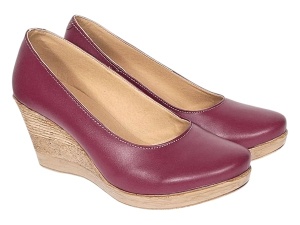 Pantofi dama casual din piele naturala box cu platforma de 7 cm Mara Grena - Img 6