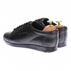 Pantofi dama, casual, din piele naturala box, negri, - 2P502NBOX - Img 2