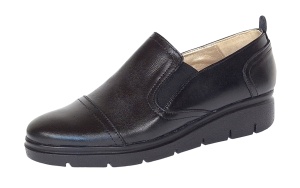 Pantofi dama casual din piele naturala cu platforme de 3cm - Model P39N - Img 7