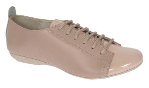 Pantofi dama casual din piele naturala cu varf lacuit - Emma Bej P09BB - Img 5