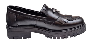 Pantofi dama casual din piele naturala culoare neagra Sasha - Img 3