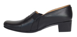 Pantofi dama casual din piele naturala de culoare neagra MVSP4N - Img 3