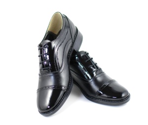Pantofi dama casual din piele naturala de culoare neagra - PNBOXLAC - Img 3