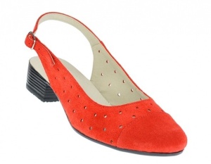 Pantofi dama casual din piele naturala din piele intoarsa NA252CORAIS - Img 4