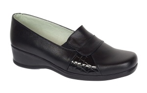 Pantofi dama casual din piele naturala - Model Negru P10NBOXLCR